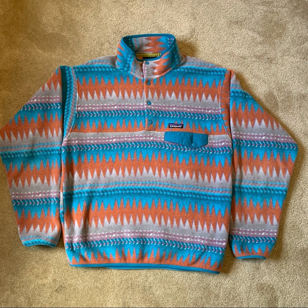 Patagonia Synchilla Snap-T Aztec Pullover: Medium